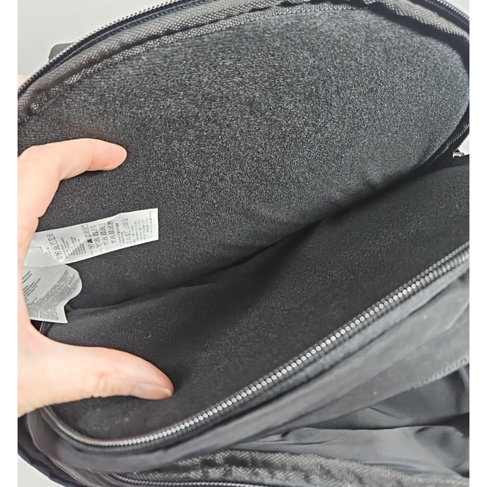Nike Jordan Black Laptop Backpack Shoe Compartment Travel School Gym Bag NWT - Picture 8 of 11